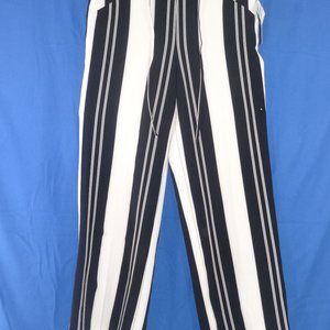 INC Black and Cream wide leg pants size 16